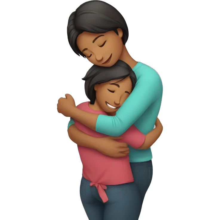 HUGGING mom emoji