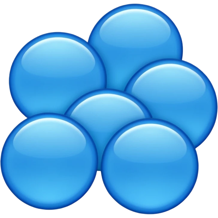 Pastilles vérification bleue emoji