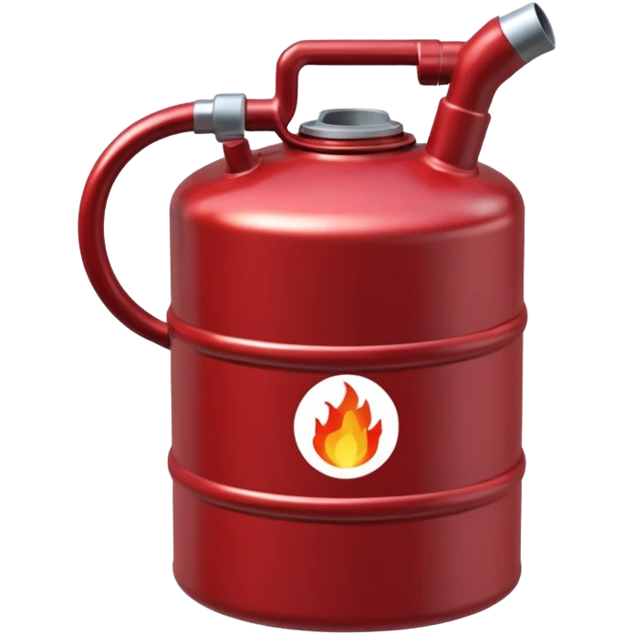 create a realistic canister of heating  oil emoji