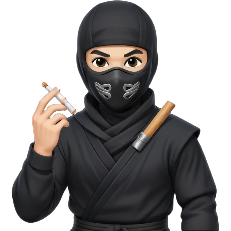 smoke bomb ninja emoji