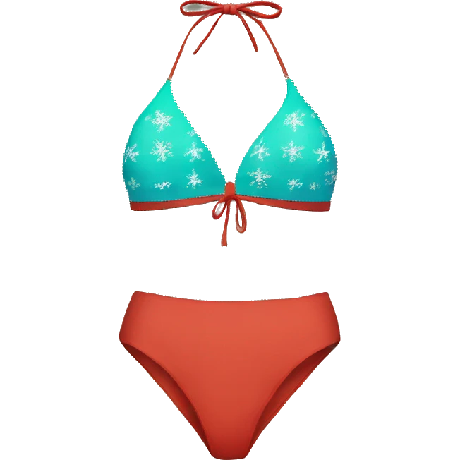 christmas swim suit emoji