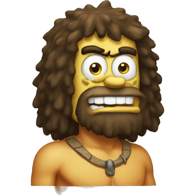 spongebob caveman emoji