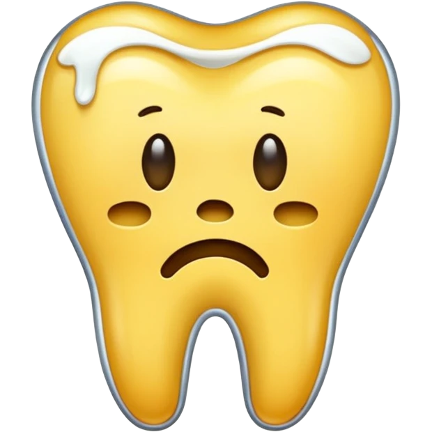 Diente triste emoji