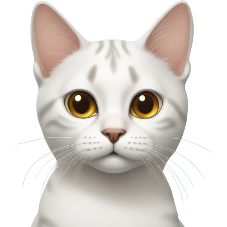 Realistic indoor cat looking at you emoji