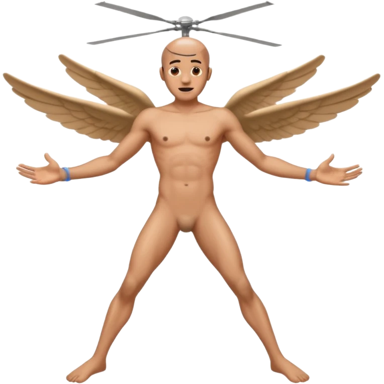  Animated naked dancing guy spinning his penis like a helicopter  emoji