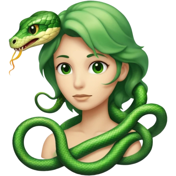 человек-змея пукает emoji