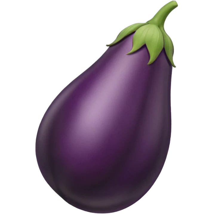 very long straight single eggplant emoji