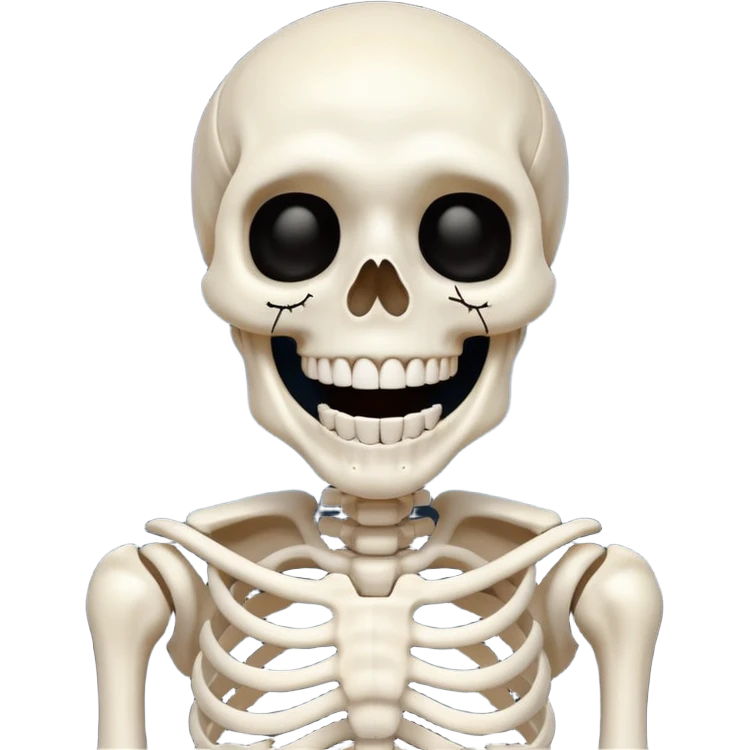 laughing skeleton emoji