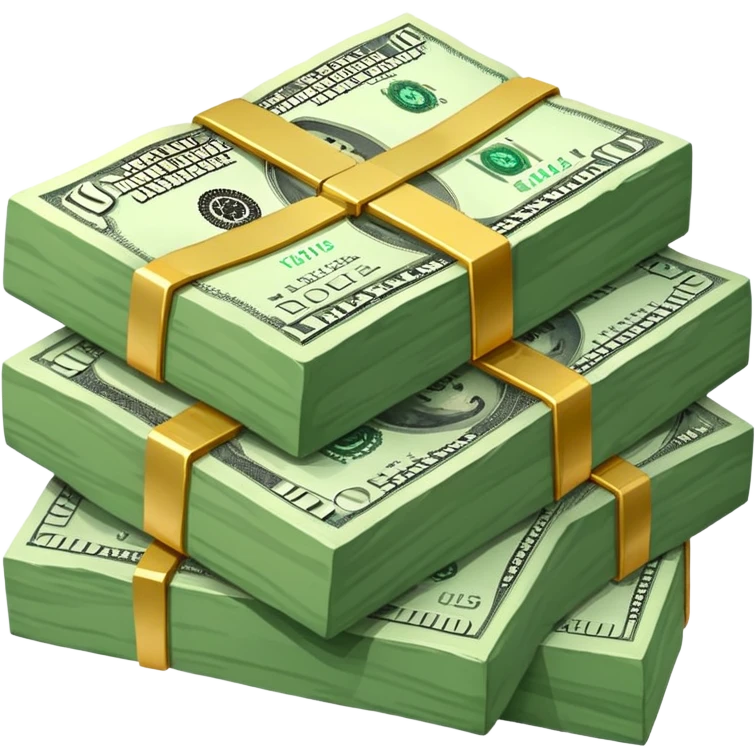 Bricks and stack bills  emoji