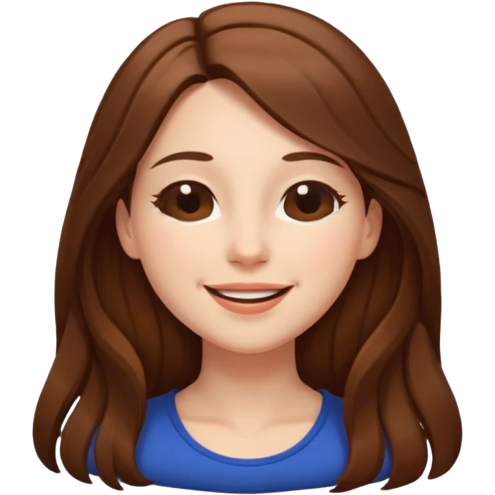 The woman looks like she's falling in love. emoji