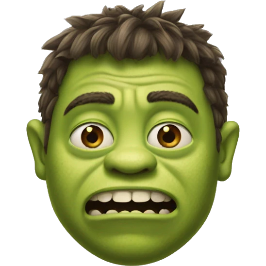 A green monster named Shrek emoji