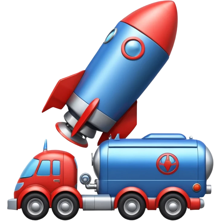 Heroic superhero Flintstone’s futuristic rocket-powered tall robot moving van (motto: Bombing creepy bugs is fun) emoji