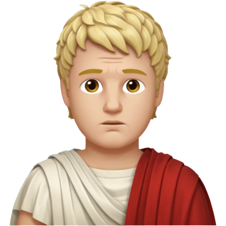 romeinse god erg nadenkend  emoji
