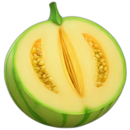 Yellow melon emoji