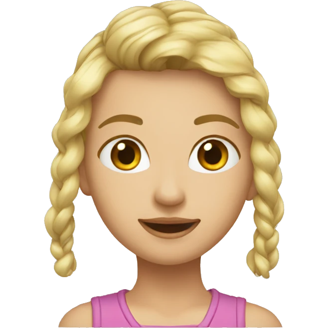 дівчина з писанкою emoji
