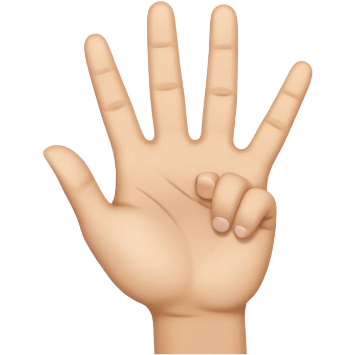 a Yvl  hand sign emoji