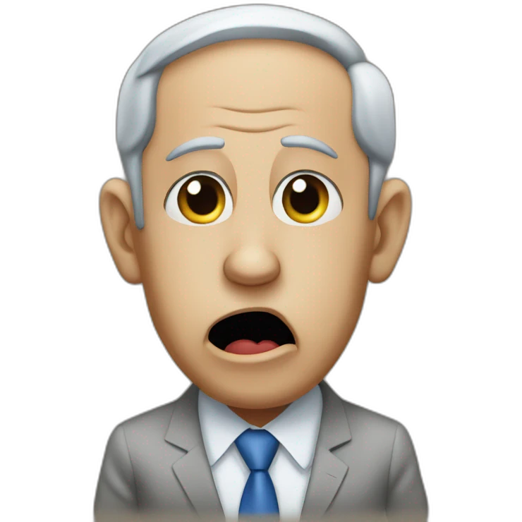 Netanyahu llorando emoji