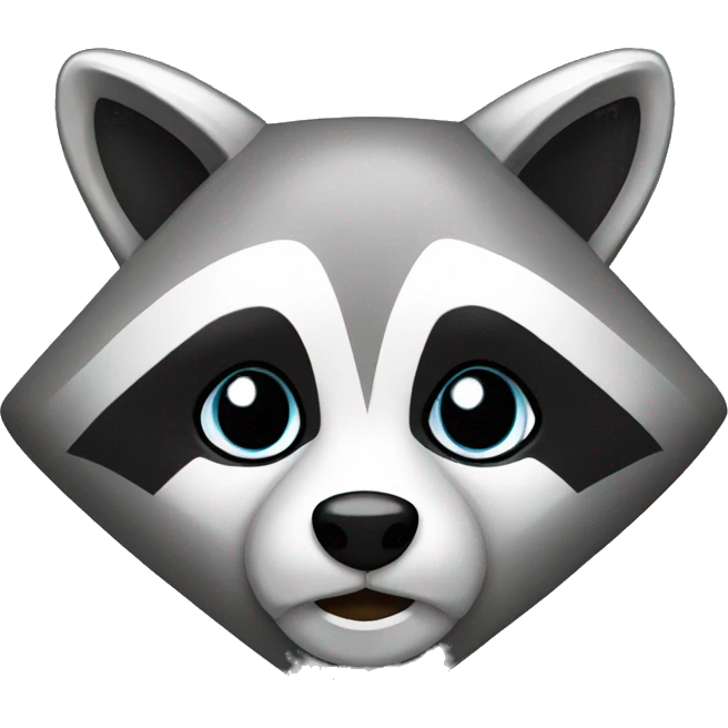 diamond racoon head emoji