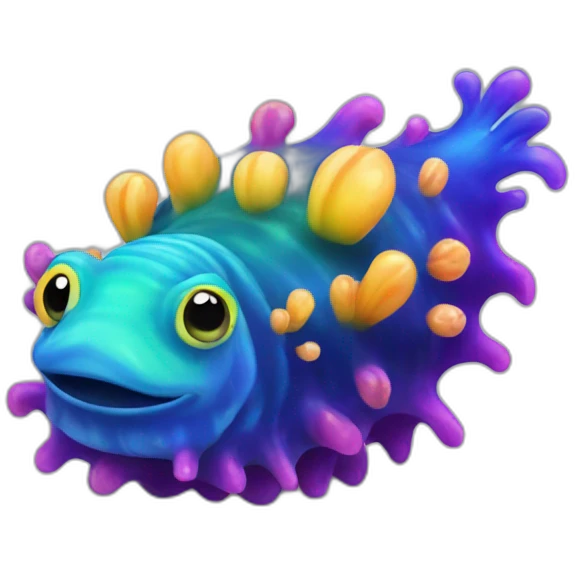 colorful sea slug emoji