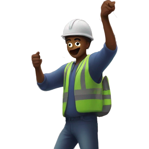 Guy in the power line  emoji