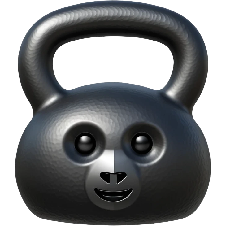 a weight in the form of a large rectangular kettlebell emoji