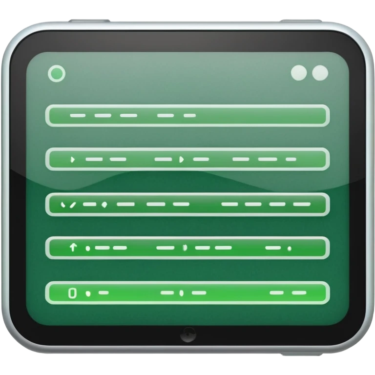 A screen with codings emoji