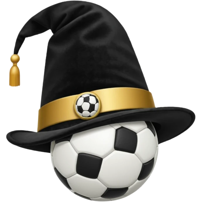 magician's hat soccer ball emoji