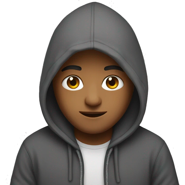 Me wearing hoodie  emoji