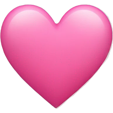 Pink heart emoji