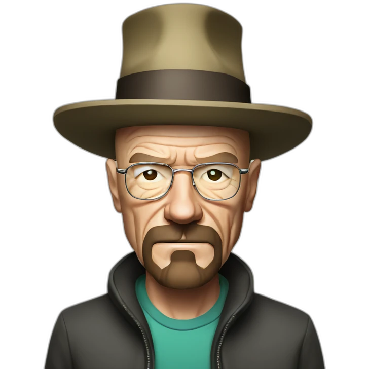 Walter white with party hat emoji