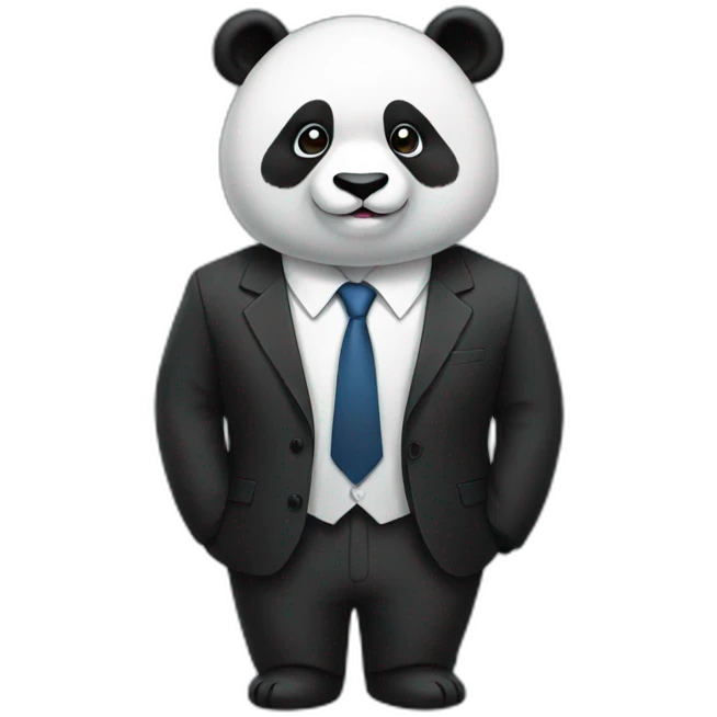 panda in suit emoji