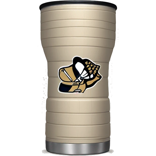 Beige stanley cup 40oz emoji