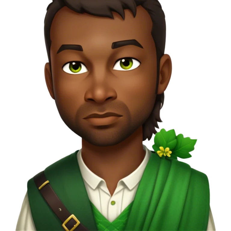 Wearing a Green Kilt emoji