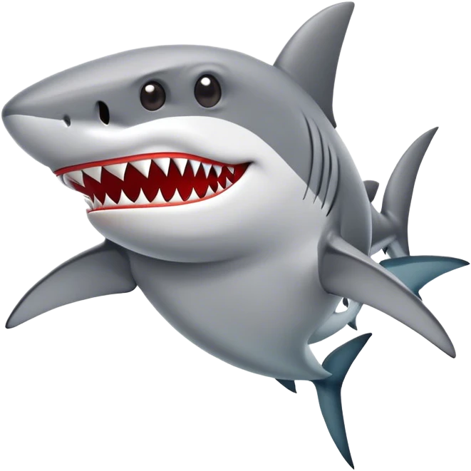 A shark with besiktas kit and is in the stadium emoji