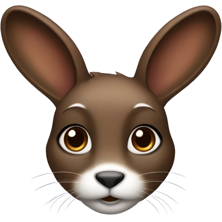 Brown and black rabbit and pale brunette woman emoji