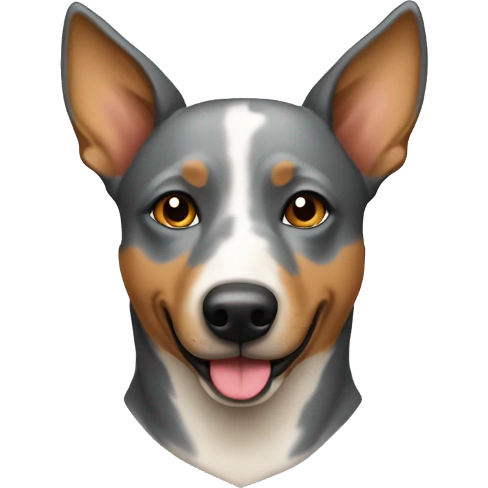 Tan cattle dog emoji