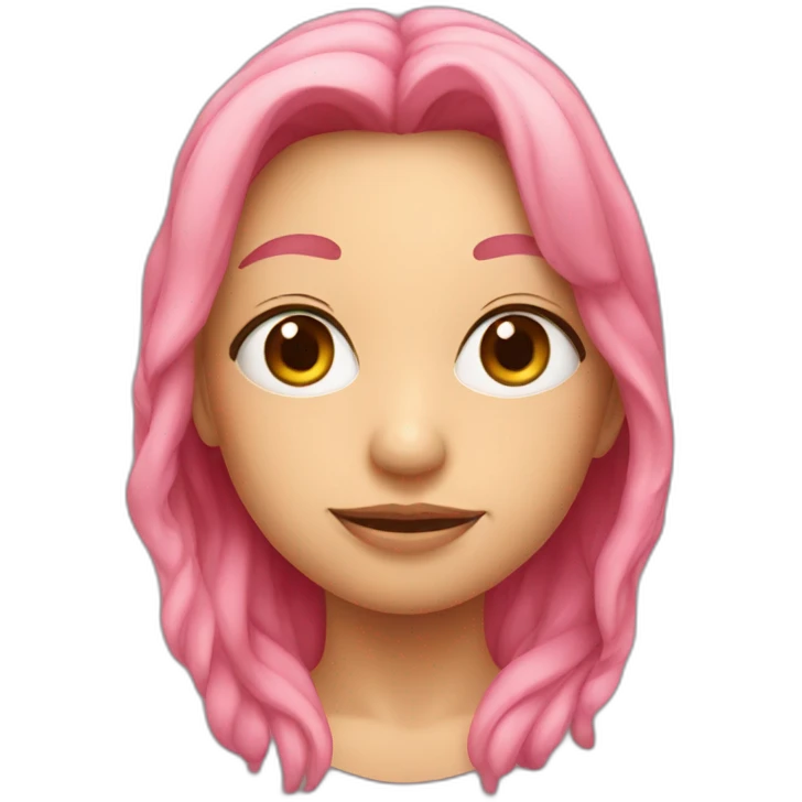 Sapo rosa emoji