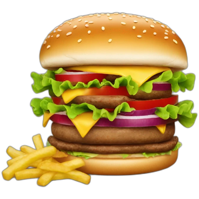 Hamburguer com vida emoji