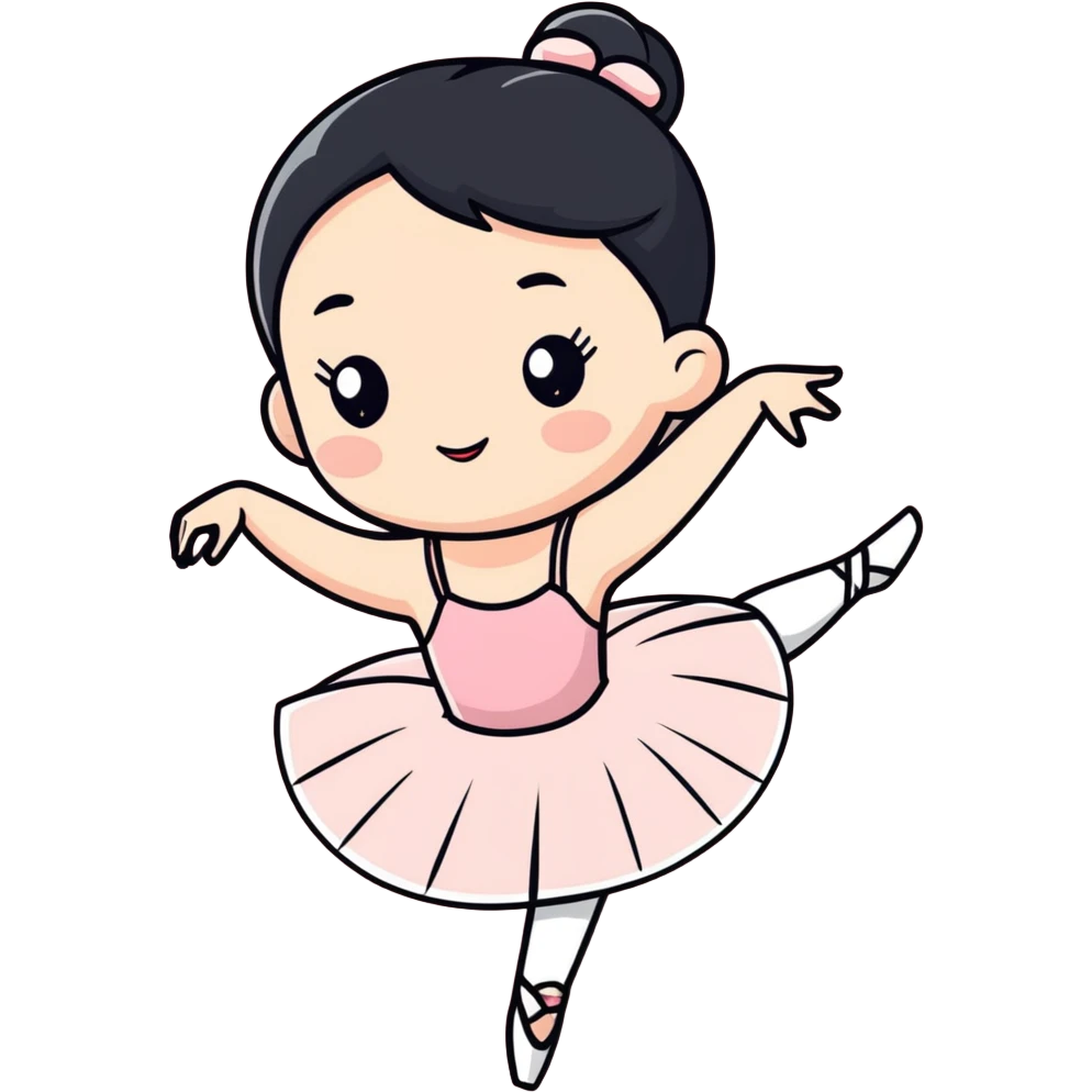 Ballerina Asian emoji
