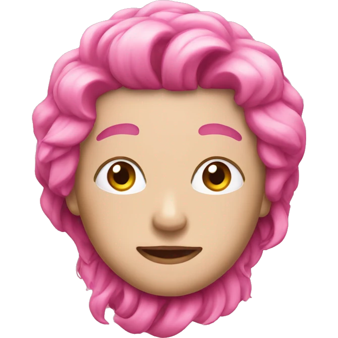 Pink lame emoji