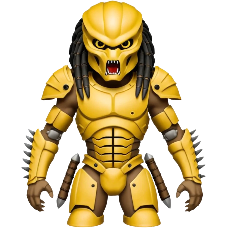Predator from movie predator with bone armor emoji