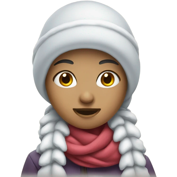 Snow women emoji