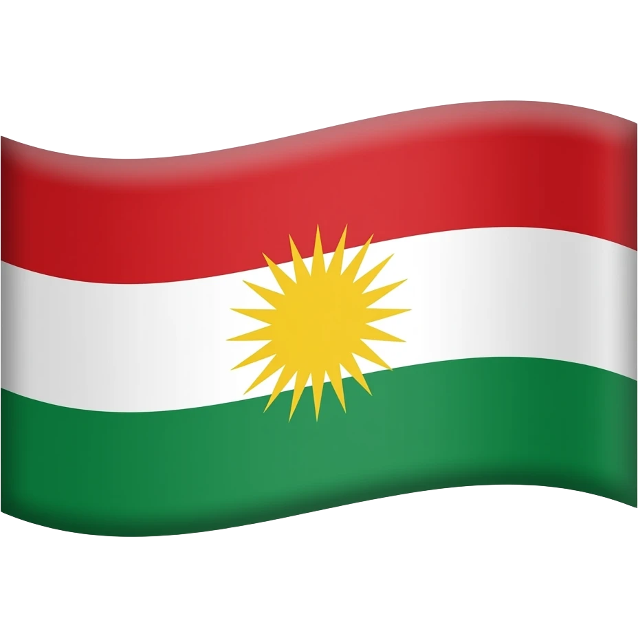 Kurdish flag emoji