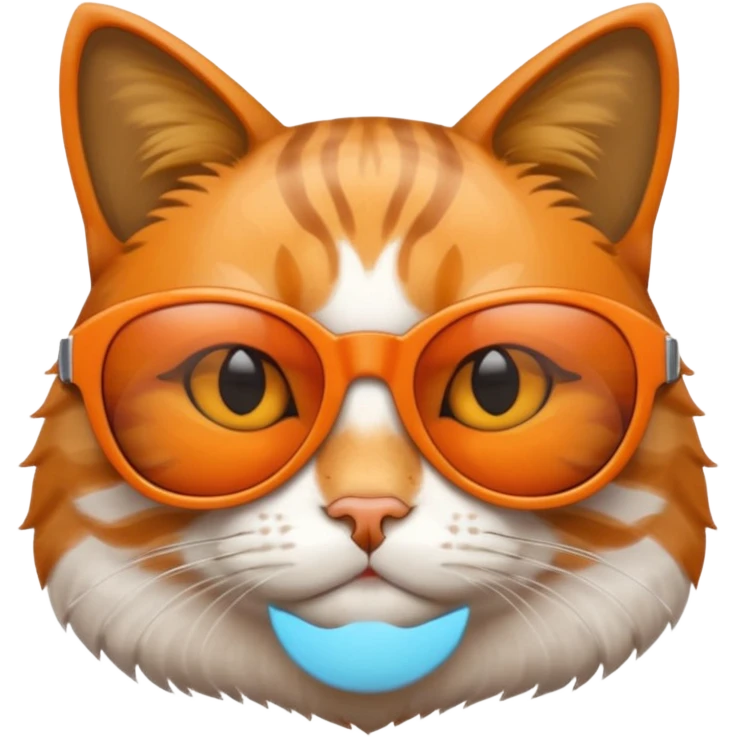 Cat wearing sunglasses emoji