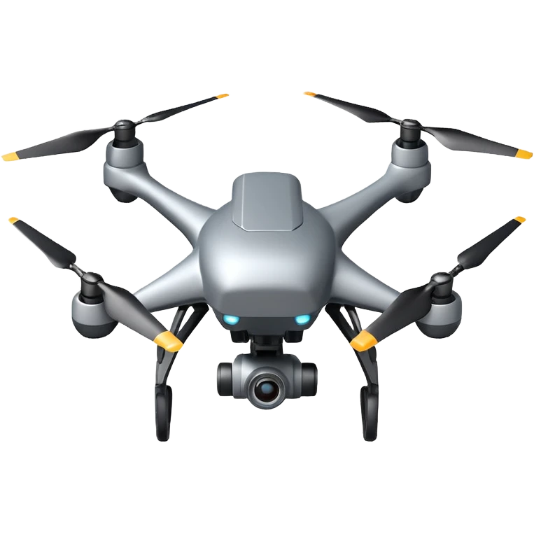 generate realistic combat drone controlled by ai without surveillance camera emoji
