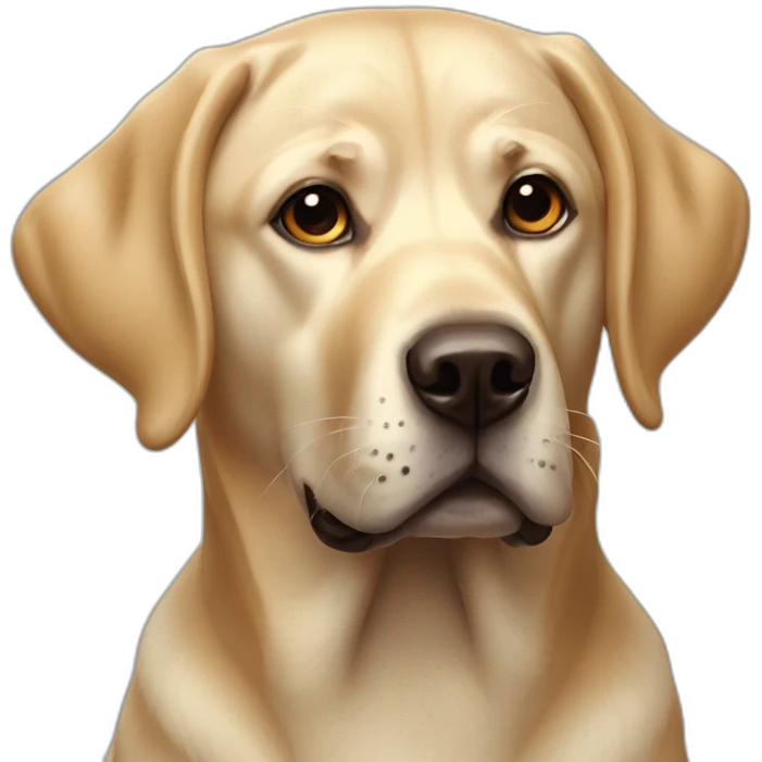 Perro labrador emoji