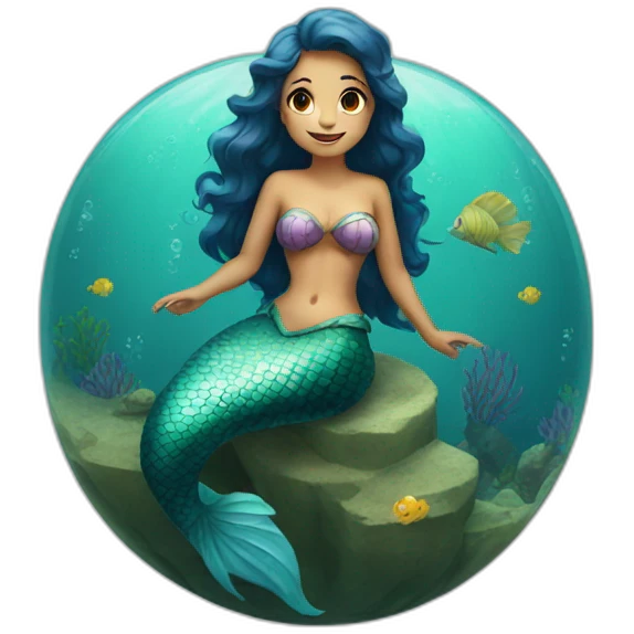 Mermaid, old emoji