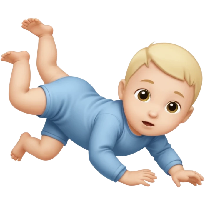 Crawling infant One-Year-Old Catch emoji