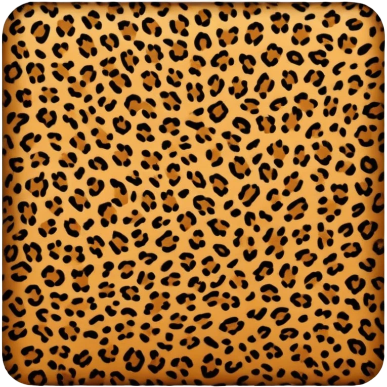 🤍 leopard print emoji