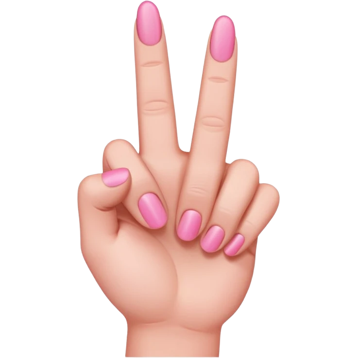 pink middle finger emoji